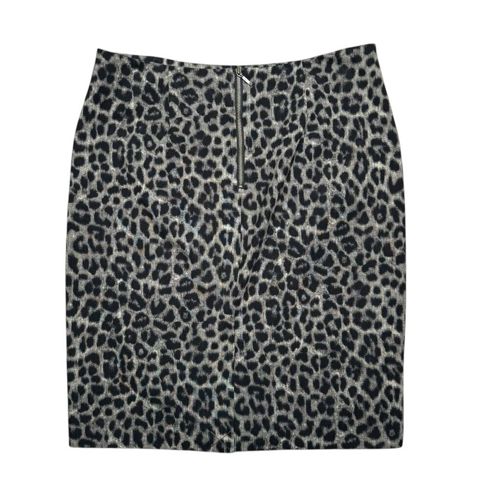 Cabi Jungle Skirt Leopard Print Pencil Skirt Size 4 - Picture 2 of 5